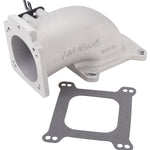 Throttle Body Intake Elbow #3848 Low Profile, 90mm Opening, Satin Finish image 1
