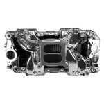 Manifold; Big Block Chevrolet Rectable Port RPM Air Gap - Chrome Plasma Finish image 3