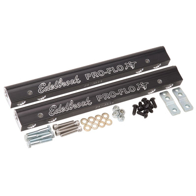 Fuel Injection Fuel Rail #3644, -6 AN Black Anodized For Chrysler RB Engine