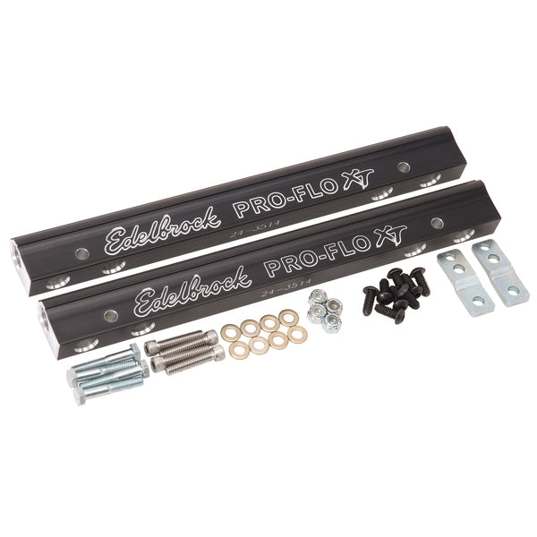 Fuel Injection Fuel Rail #3644, -6 AN Black Anodized For Chrysler RB Engine