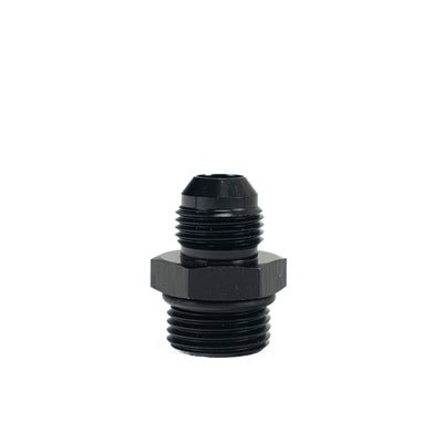 F1250 inlet or outlet adaptor, 8AN male - black