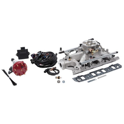 Pro-flo 4 Fuel Injection Kit, Sequential Port, Ford 351w, 550 Max HP, 35lb Injectors, Black Plasma