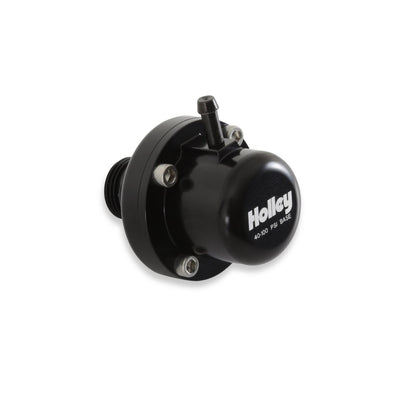 Holley Direct Mount Fuel Pulse Damper - Fuel Pulse Damper, 8AN, Extended Range 40-100 PSI