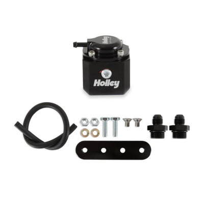 Holley in-Line Fuel Pulse Damper - Fuel Pulse Damper, 8AN, Standard Range 40-70 PSI
