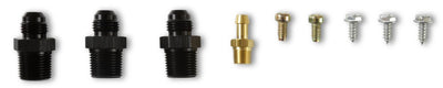 Holley EFI Billet Bypass Fuel Pressure Regulator Kit - Included gauge and fittings