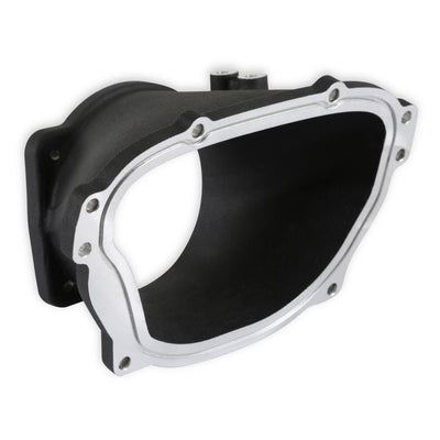 Holley Ultra Lo-Ram 105mm Throttle Body Adapter - GM Gen V LT - Front-Feed Mount - Black Finish