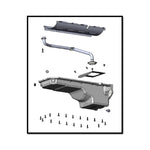 Holley Gen III Hemi Swap Oil Pan - Rear-Sump - Black - VVT image 1