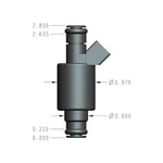 66 lb/hr Performance Fuel Injectors - Set of 8 image 6