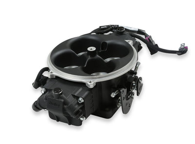 Holley EFI Terminator X Stealth 4500 Service Throttle Body - Black - CLEARANCE ITEM / ALL SALES FINAL - Primary Throttle Body