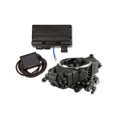 Holley EFI Terminator X Stealth GM LS 4150 - Black - 58X Crank - 4 Injectors - 650 HP