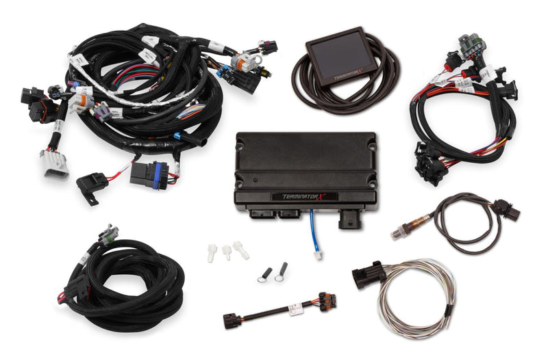 Holley EFI Terminator X - GM LS1/LS6 - 24x Crank - 1x Cam - EV1 Injectors - 3.5 in. Touchscreen