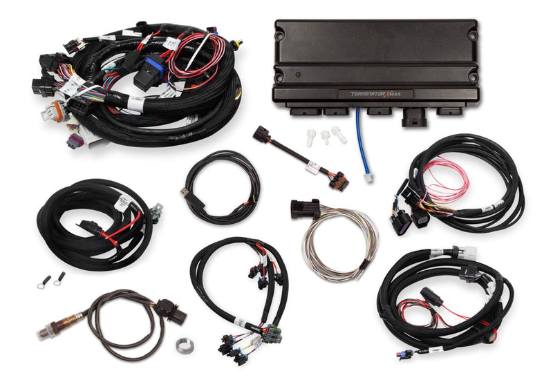 Holley EFI Terminator X Max - Gen III 4.8/5.3/6.0 GM Truck Engines - 24x Crank - 1x Cam - Multec 2 Injectors - Drive-By-Wire Throttle Body and Transmission Con