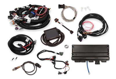 Holley EFI Terminator X Max - LS1/LS6 - 24x Crank - 1x Cam - EV1 Injectors - Drive-By-Wire Throttle Body Control - 3.5 in. Touchsc