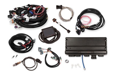 Holley EFI Terminator X Max - LS1/LS6 - 24x Crank - 1x Cam - EV6 Injectors - Drive-By-Wire Throttle Body Control - 3.5 in. Touchsc