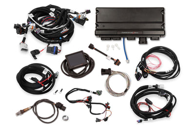 Holley EFI Terminator X Max - Gen IV 4.8/5.3/6.0 GM Truck Engines and LS2/LS3 - 58x Crank - 4x Cam - EV1 Injectors - Drive-By-Wire Throttle Body and Transmission Control - 3.5 in. Touchscreen