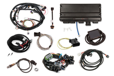 Holley EFI Terminator X Max - Ford MPFI Kit - Universal MPFI Main Harness - 98+ 4R70W Transmission Control - 3.5 in. Touchscreen