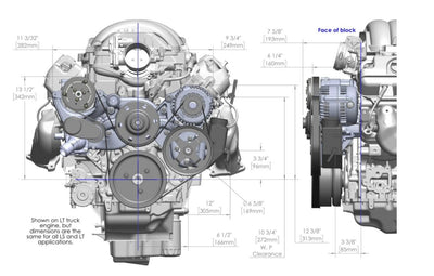 GM 67-69 F-Body Level 5 LS Swap Essentials - Automatic - Swap Essentials Mounting Package - with oil pan, manifolds, catback