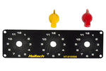 HT-010508 Triple Switch Panel Only - includes Yellow & Red knobs image 2