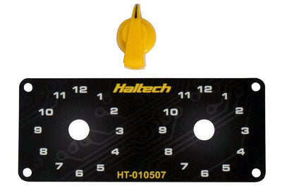 Dual Switch Panel Kit - includes Yellow knob