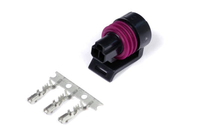 HT-030412 Plug and Pins Only - Delphi 3 Pin Pressure Sensor Connector