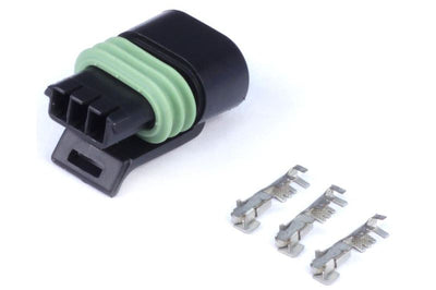 Plug and Pins Only - Delphi 3 Pin Single Row Flat Coil