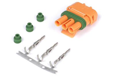 HT-030420 Plug and Pins Only - Delphi 3 pin GM Style MAP Sensor Orange