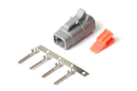 HT-031002 Plug and Pins Only - Male Deutsch DTM-4 Connector (7.5 Amp) image 2