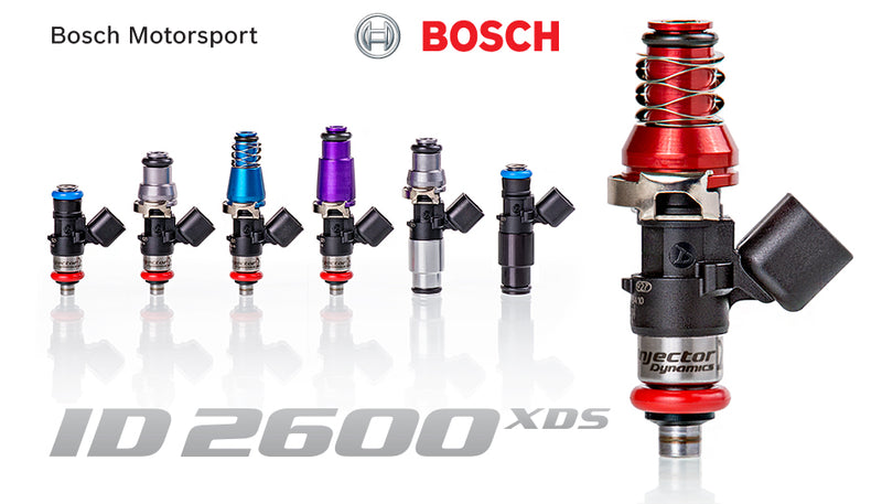 ID2600-XDS Dodge SRT-10 / 8.3L & 8.4L engines. 14mm (black) bottom adaptors. Set of 10.