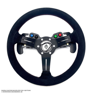Paddle Shifter Backplate for 4 Buttons