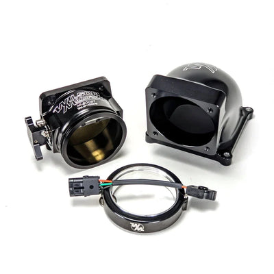105mm HB Dual Seal TB 105mm 4500 Billet Elbow Combo TB, E, CK, TPS Black