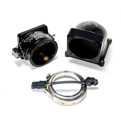 105mm HB V Band TB 105mm 4500 Billet Elbow Combo TB, E, CK, TPS Black