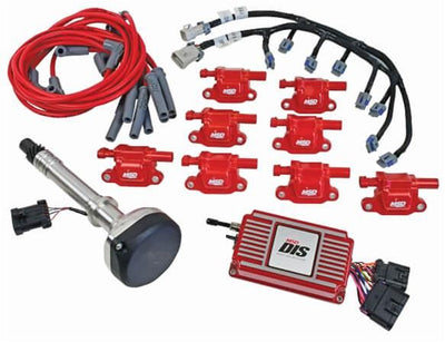 MSD DIS Direct Ignition System Kit - Red