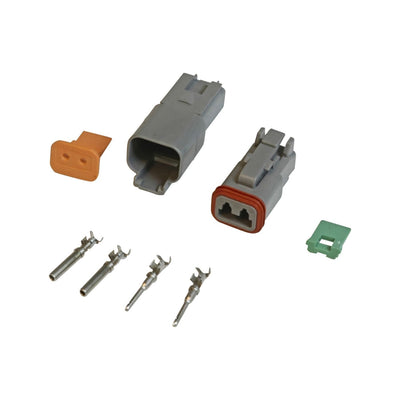 MSD Deutsch Connector - 2-Pin - 16-18 Gauge