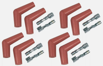 Pro Race Spark Plug Boot & Terminal Kit 115 Deg, 8.5mm, Red
