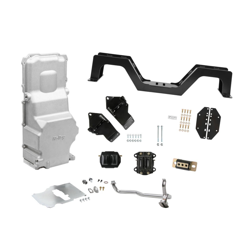 GM C10 63-67 Level 2 LS Swap Essentials - Automatic - Swap Essentials Mounting Package- 1963-1967 GM C10 trucks LS Swap Kit - With Oil Pan - 4L6
