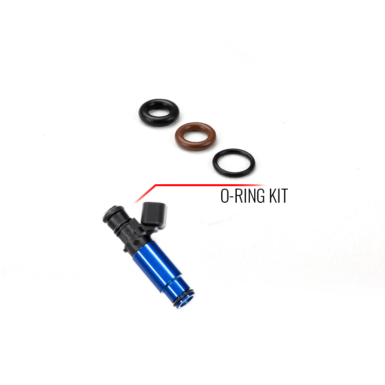 O-ring/seal service kit for injector with 14mm top o-ring and Whipple bottom adapter.
