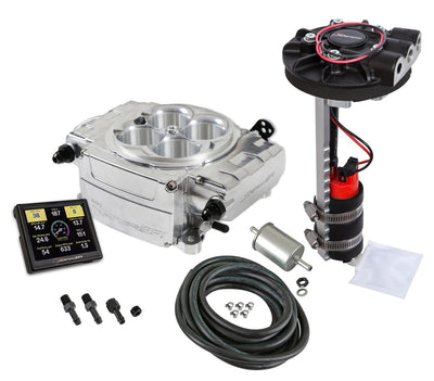 Holley Sniper 2 EFI - Polished - Return Style Drop-In Module - Without PDM - 3.5 in. Handheld