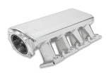 Sniper EFI Low-Profile Sheet Metal Fabricated Intake Manifold GM LS1/LS2/LS6 - Hi-Ram Sheet Metal Fabricated Intake Manifold LS1/LS2/LS6 92mm Throttle Body opening + Fue - Silver image 1