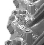 Sniper EFI Low-Profile Sheet Metal Fabricated Intake Manifold - Hi-Ram Sheet Metal Fabricated Intake Manifold LS3/L92 102mm Throttle Body opening + Fuel R - Silver image 5