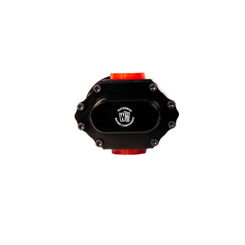 Waterman Racing Lil Bertha Pump, 3/8 Hex, Steel Center - Standard Rotation / V Band / 35.25 GPM (1.600)