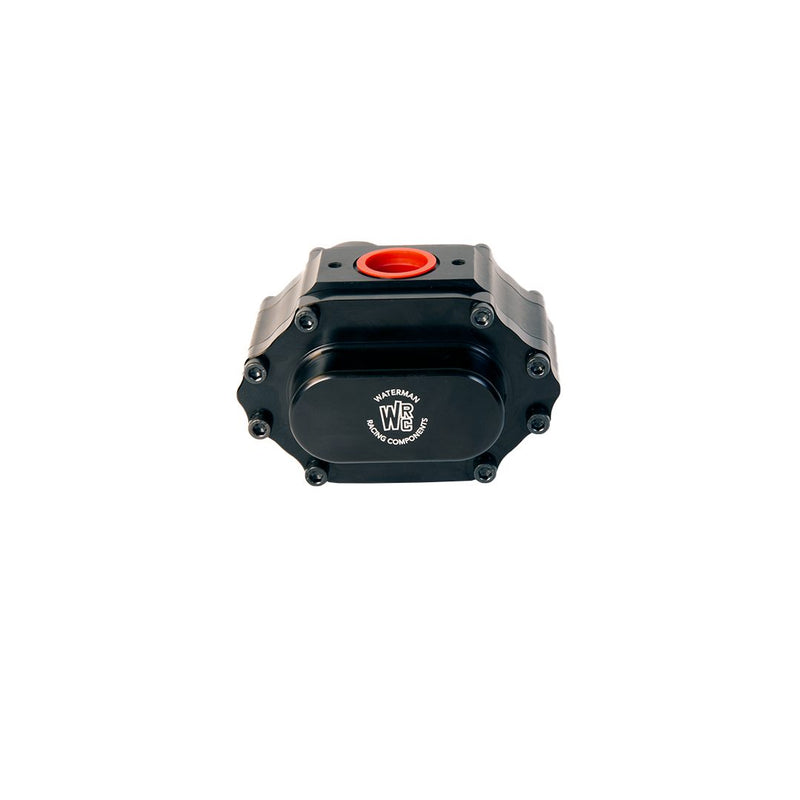 Waterman Racing Nostalgia Bertha Pump, 3/8 Hex, Steel Center - 20.5 GPM (0.900) / Standard Rotation / Swivel