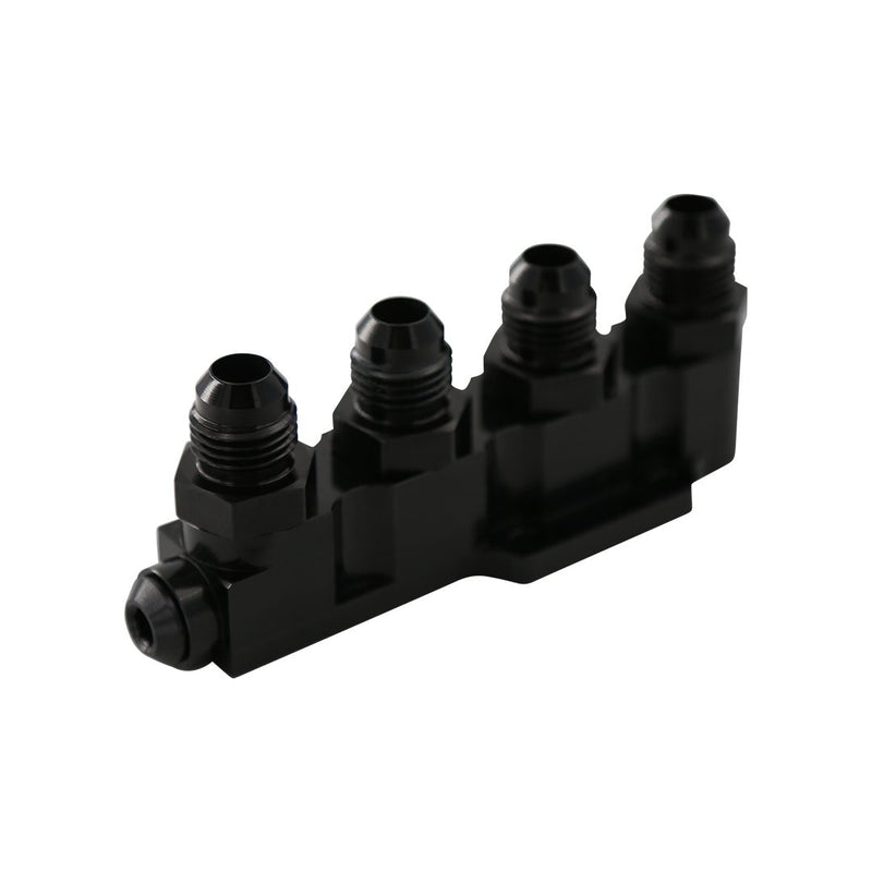 Waterman Racing Manifold, 4x AN-06 Port, Attaches to Manifold Pump