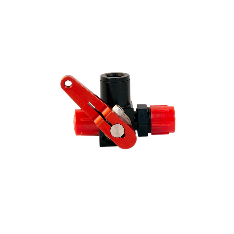 Waterman Racing Valve, Shut Off, Three Way, Bulkhead, AN-06
