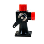 Waterman Racing Valve, Shut Off, Three Way, Tall Mount, AN-08 image 2