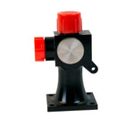 Waterman Racing Valve, Shut Off, Three Way, Tall Mount, AN-08 image 3
