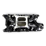 Edelbrock RPM Air-Gap Intake Manifold for Small-Block Ford, Black Plasma Finish image 4