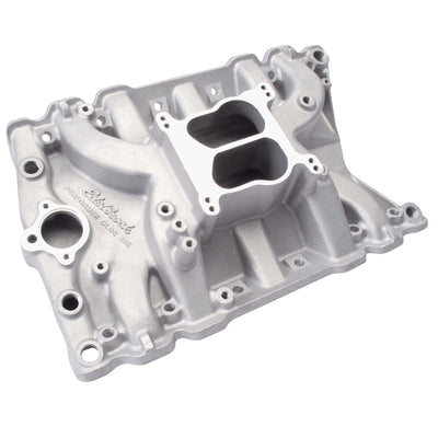 Performer Intake Manifold for Olds 400-455, Non-EGR, Satin