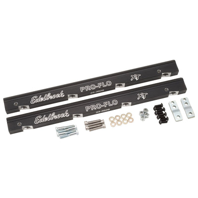 Fuel Injection Fuel Rail #3629, -6 AN Black Anodized For Chevrolet LS Gen III