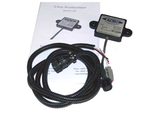 PCS 3-Axis Accelerometer Module Kit including Harness