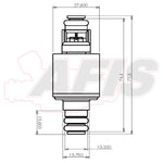 AFIS Gen2 600 lb/hr Injectors - 4-Pack image 5
